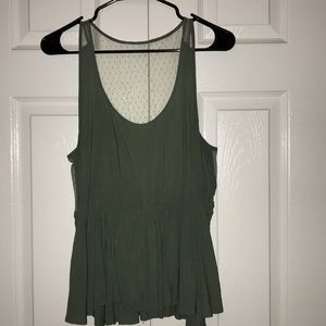 Olive Green Tank Top! Size M